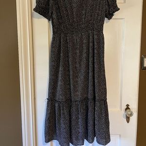 THML Black confetti print Dress